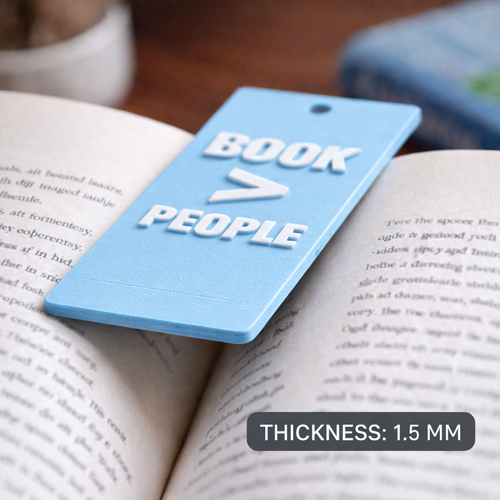 Book Over People – Minimal Statement Bookmark